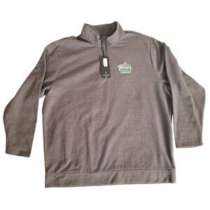 Mens 3XL Antigua 2023 NHL Winter Classic Boston 1/4 Zip Pullover Sweatshirt Gray